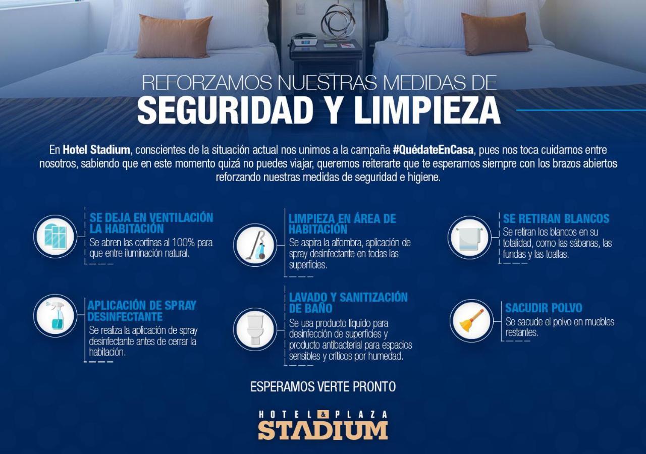 Hotel Stadium León Exterior foto Safety and Hygiene Measures